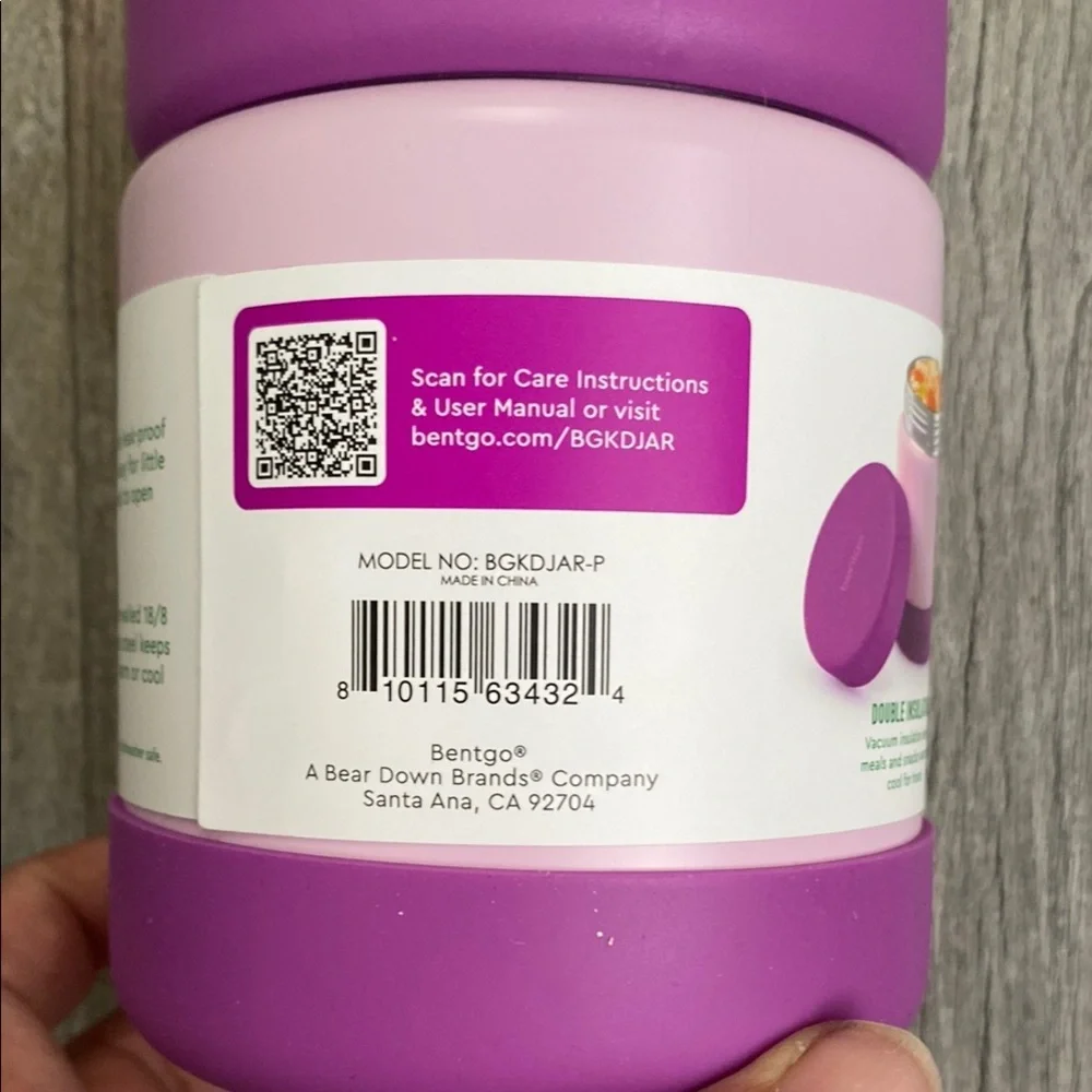 Bentgo Kids Purple Insulated Food Jar